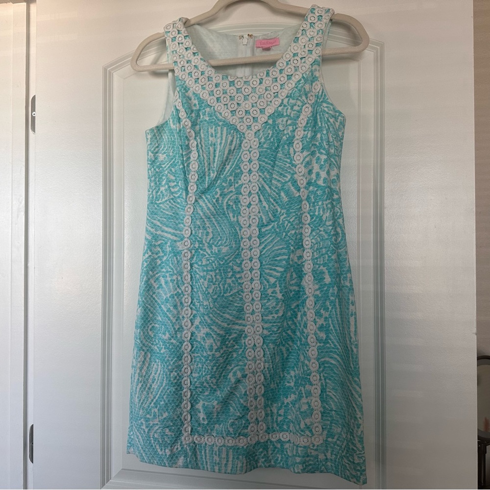 Teal Lily Pulitzer shift dress